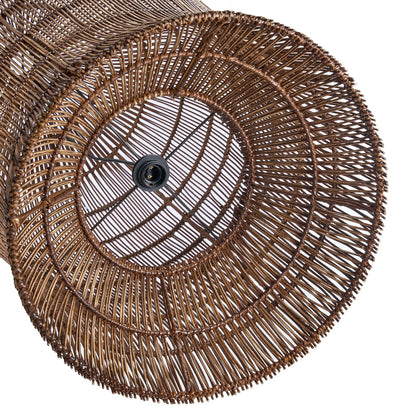 La suspension Woven Bell Noyer foncé XL Bazar Bizar