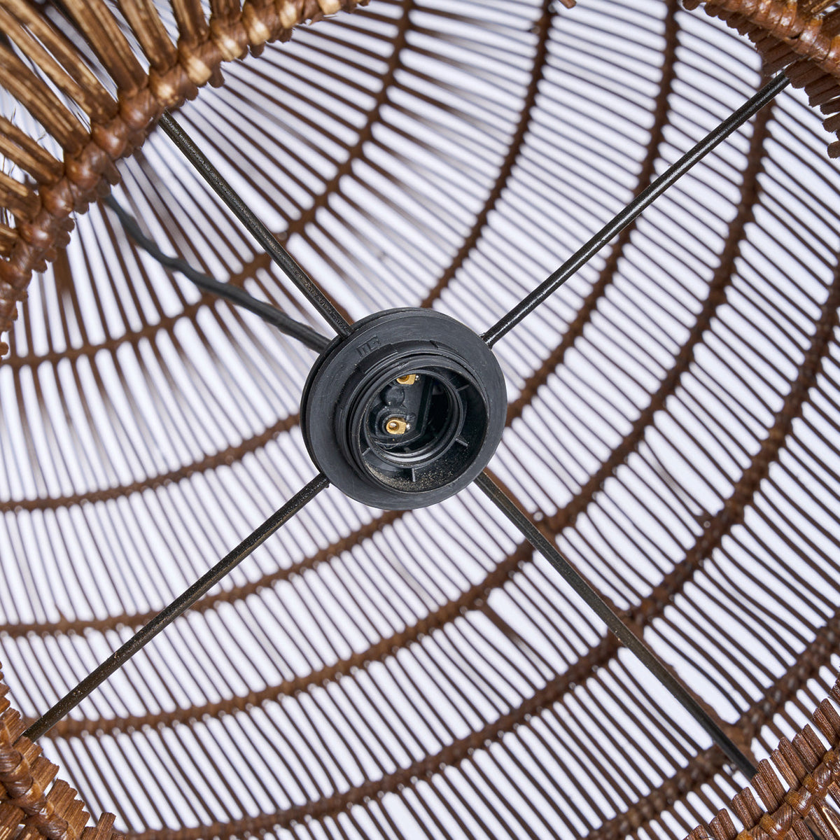 La suspension Woven Bell Noyer foncé XL Bazar Bizar