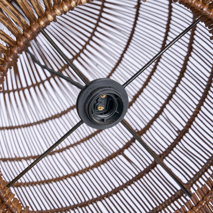 La suspension Woven Bell Noyer foncé XL Bazar Bizar