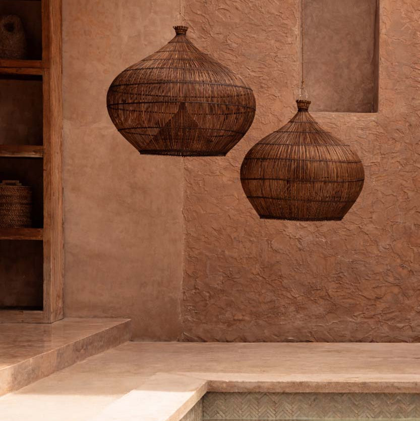 La suspension Desert Gourd Noyer foncé Medium Bazar Bizarre