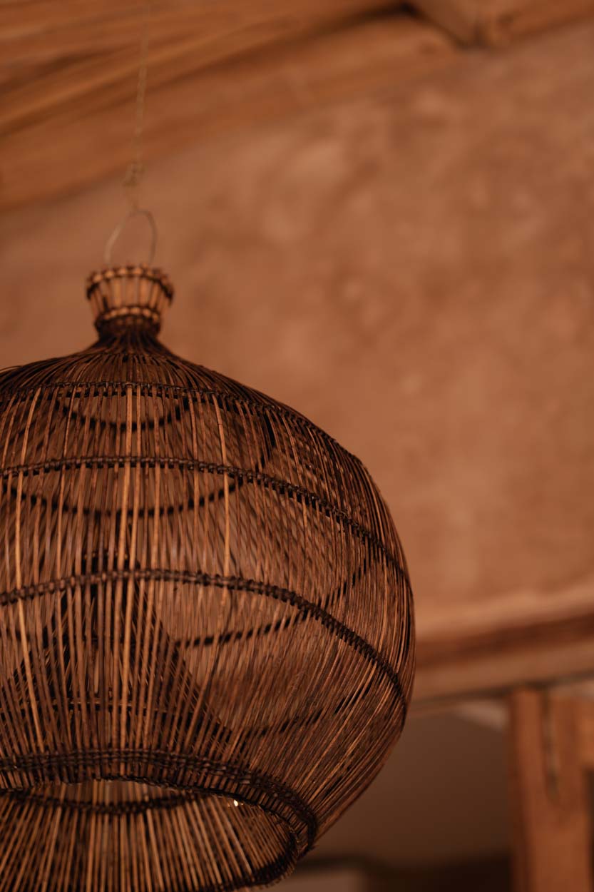 La suspension Desert Gourd Noyer foncé Medium Bazar Bizarre