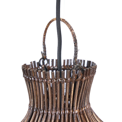La suspension Desert Gourd Noyer foncé Small Bazar Bizar