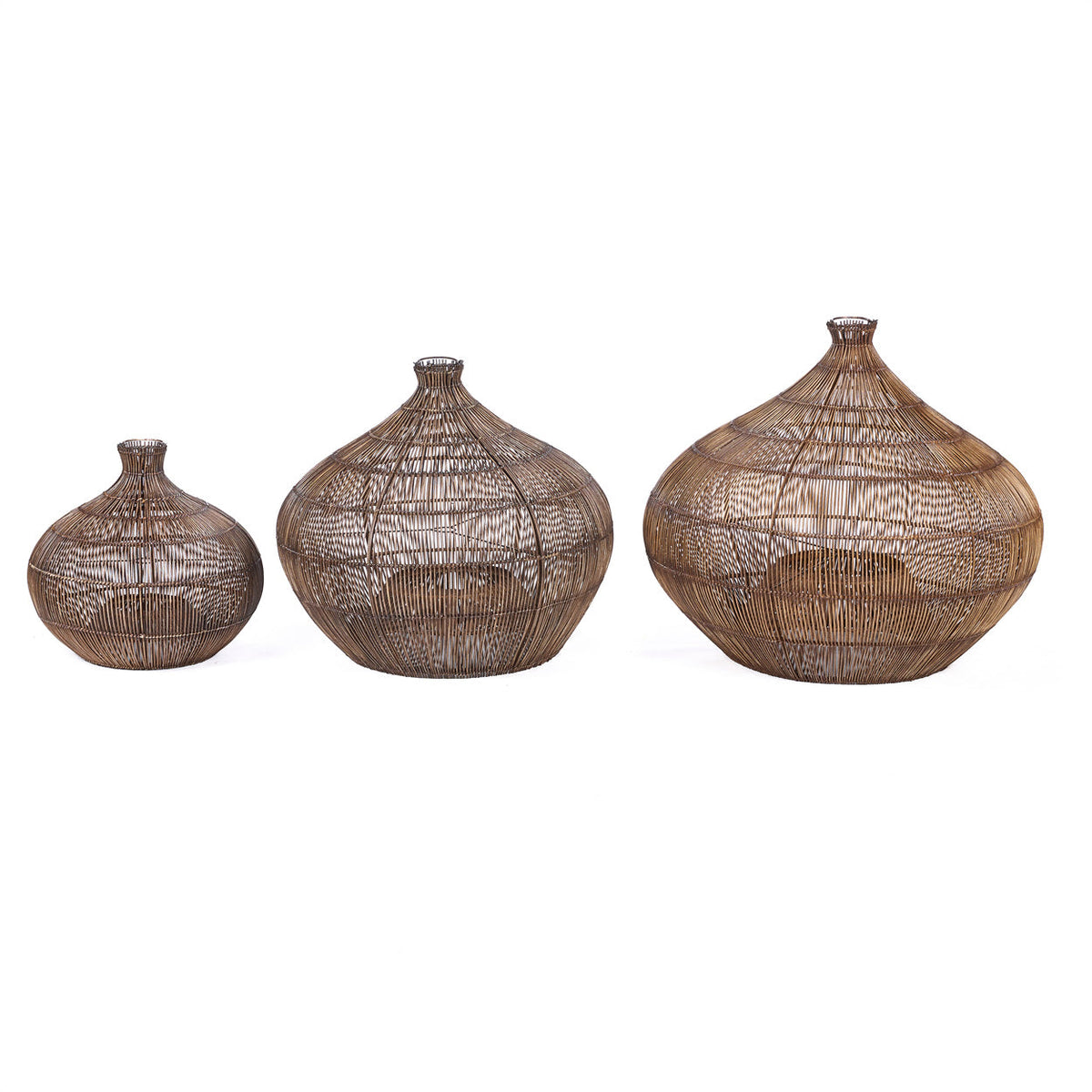 La suspension Desert Gourd Noyer foncé Small Bazar Bizar