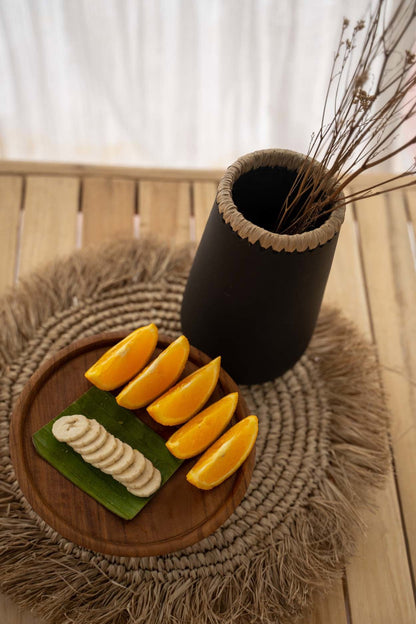 Le set de table en jonc de mer et raphia - Naturel Bazar Bizar