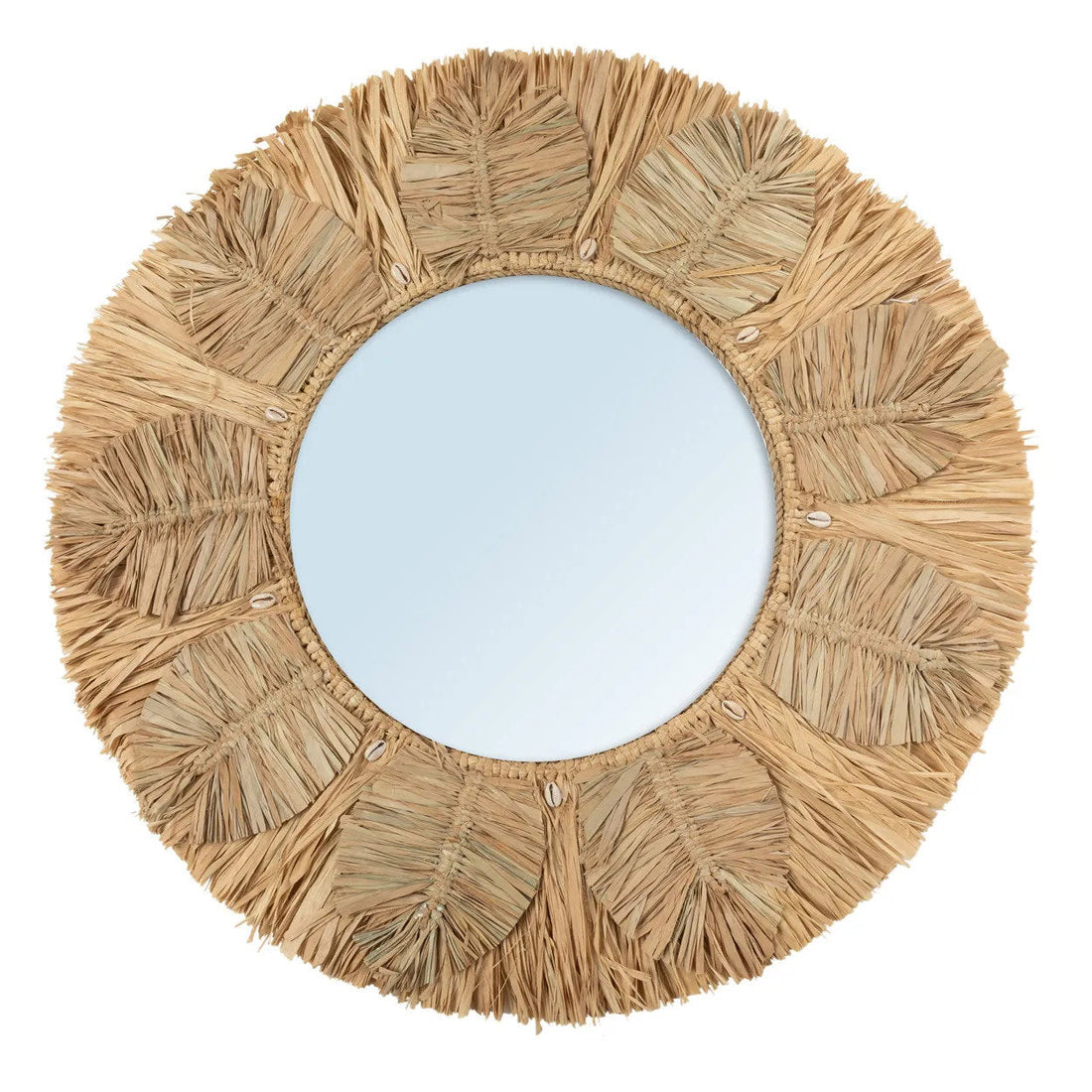 Le miroir Palm Tree - Naturel - M 60x60cm Bazar Bizar