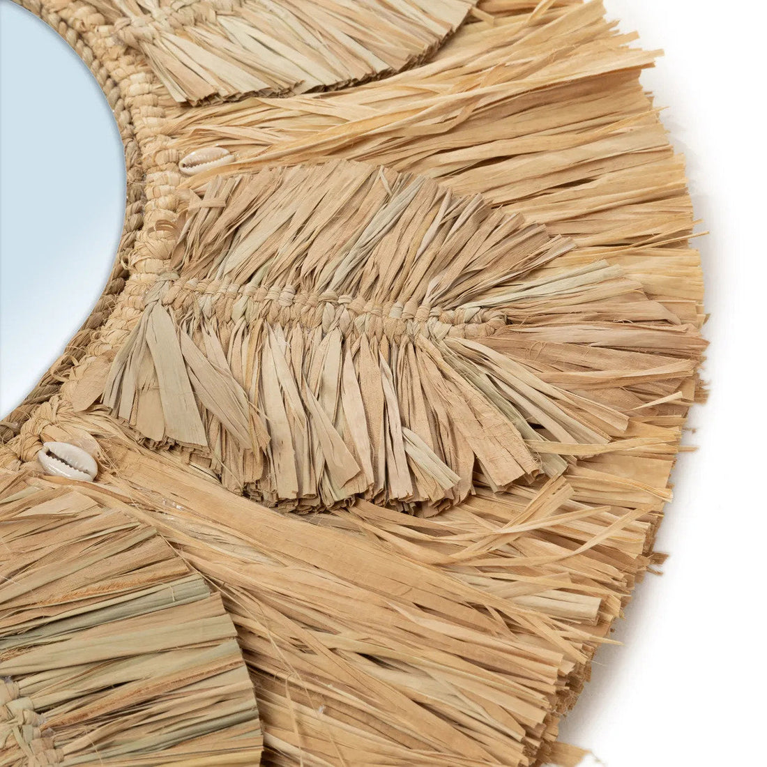 Le miroir Palm Tree - Naturel - M 60x60cm Bazar Bizar
