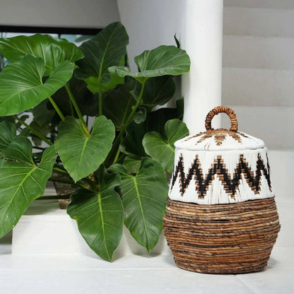 Le Little Bay Beach Panier Naturel Blanc Moyen Bazar Bizarre