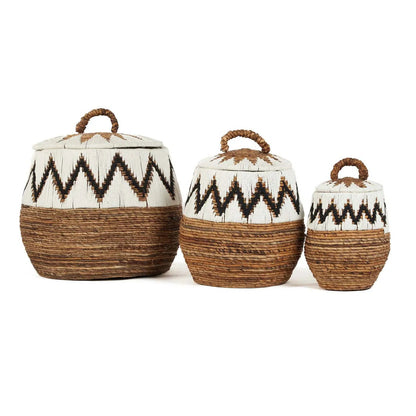 Le Little Bay Beach Panier Naturel Blanc Moyen Bazar Bizarre