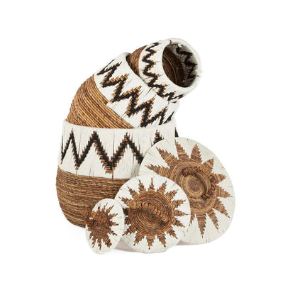 Le Little Bay Beach Panier Naturel Blanc Moyen Bazar Bizarre