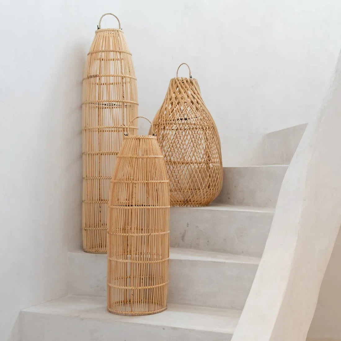 La suspension Fish Trap Naturel Large Bazar Bizar
