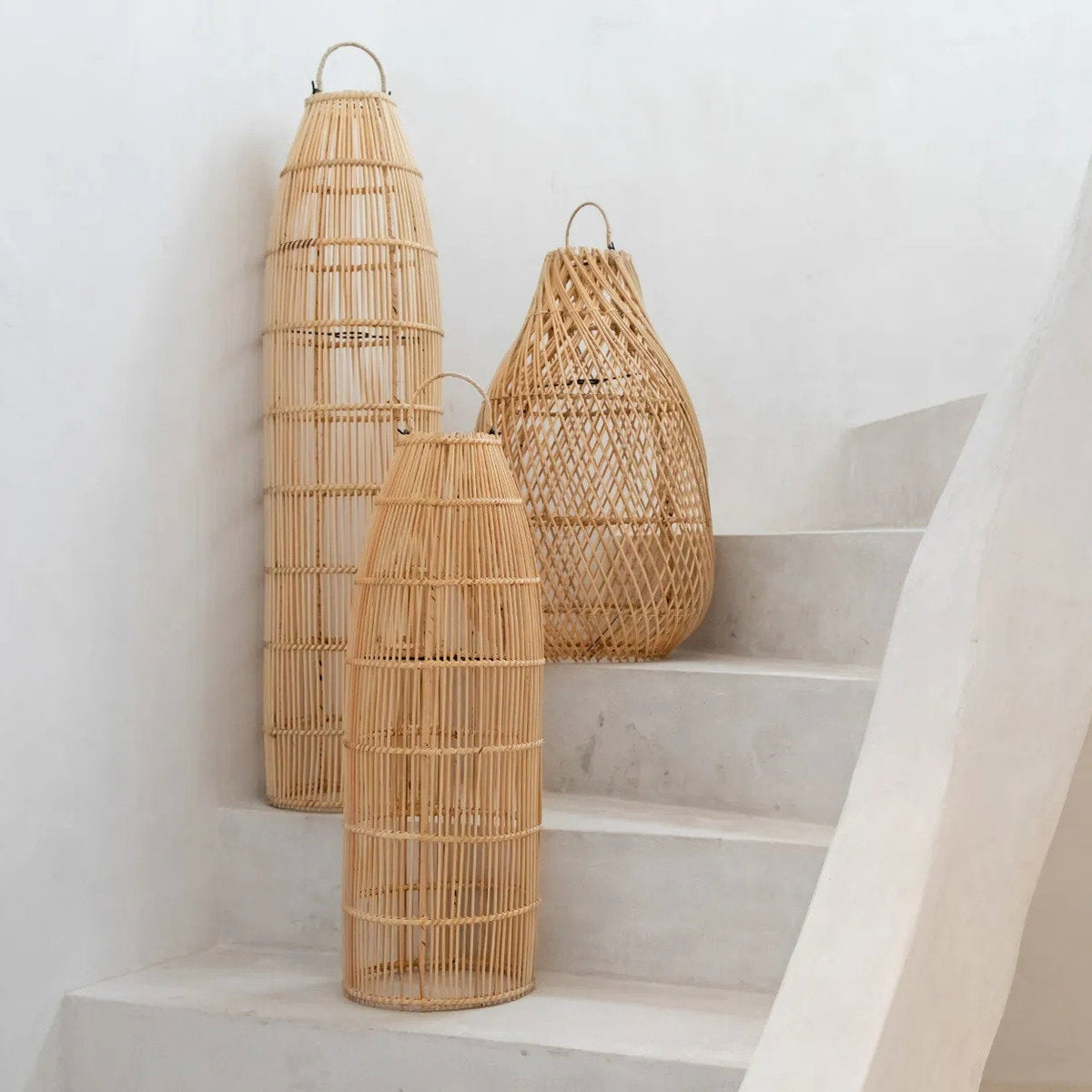 La suspension Fish Trap Naturel Large Bazar Bizar
