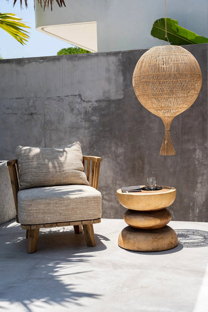 Le lampadaire Wonton - Naturel