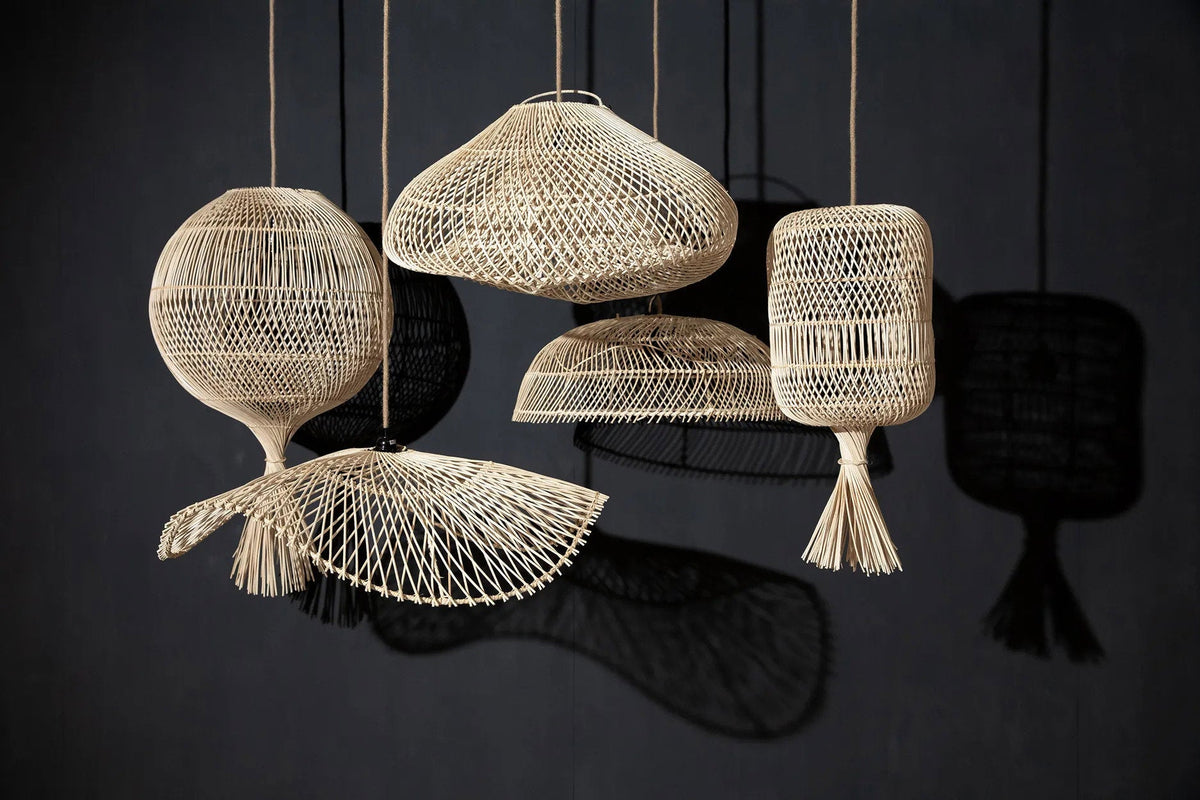 Le lampadaire Wonton - Naturel