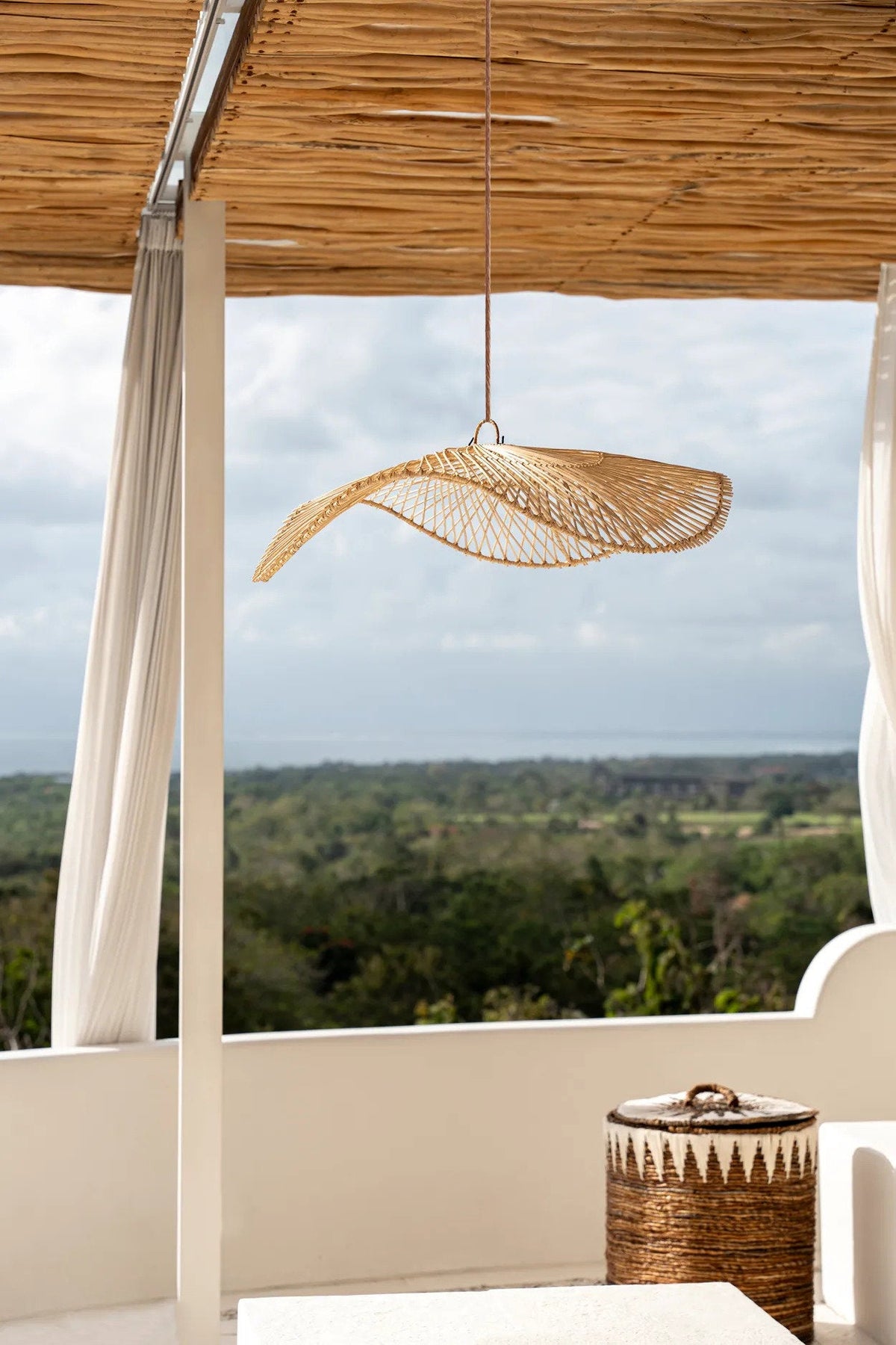 La suspension Chapeau Naturel Large Bazar Bizar