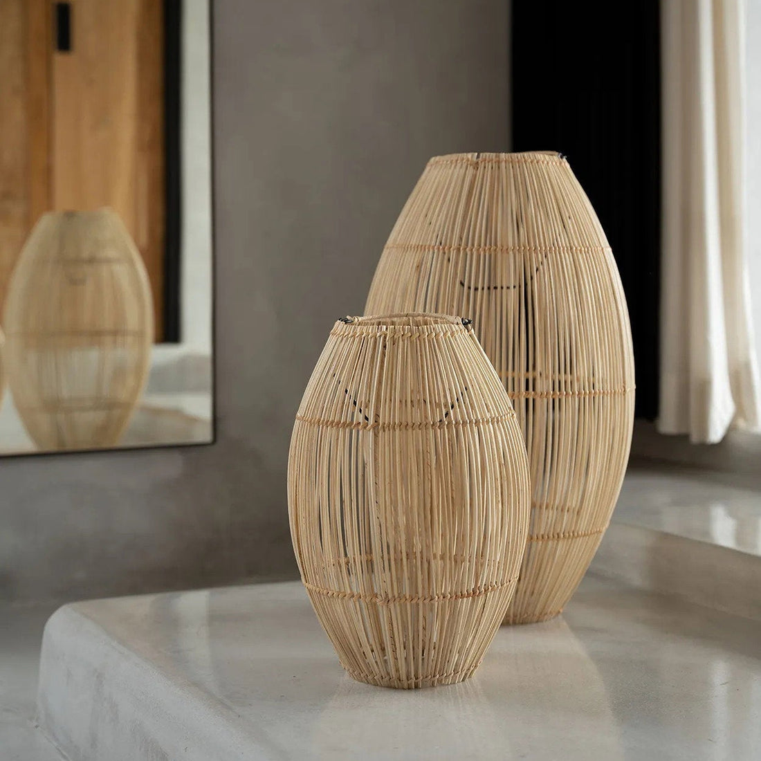La suspension Zuri - Naturel - Medium Bazar Bizar