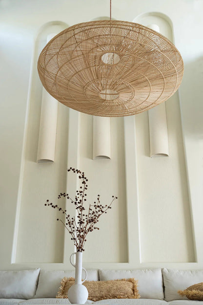 La suspension Macaron Naturel XL Bazar Bizar