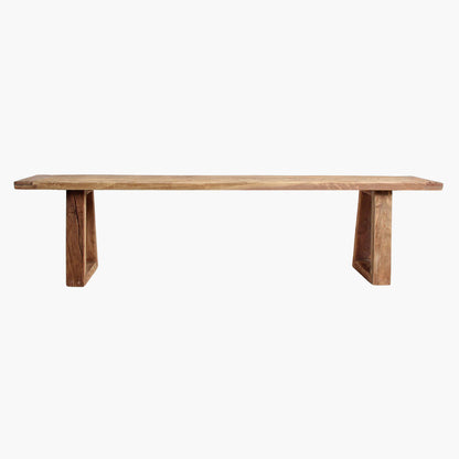 Banc de salle à manger en teck Farmwood 180 cm Raw Materials