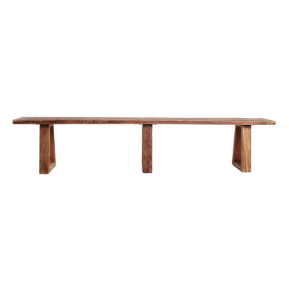 Banc de salle à manger en teck Farmwood 220 cm Raw Materials