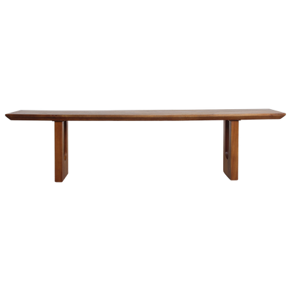 Banc de salle à manger Bullnose Chanfreiné Bois de manguier 200cm Matières premières