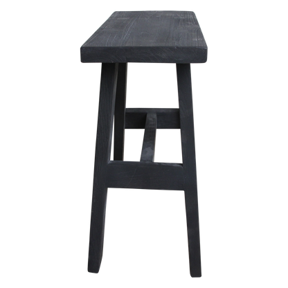 Banc « Bus Stop » noir moyen Raw Material