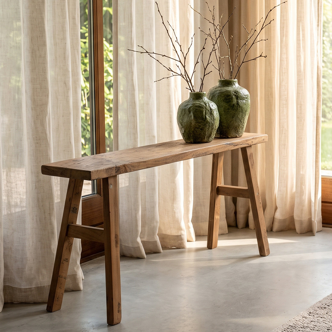 Banc Carpenter Java 80 cm Raw Materials