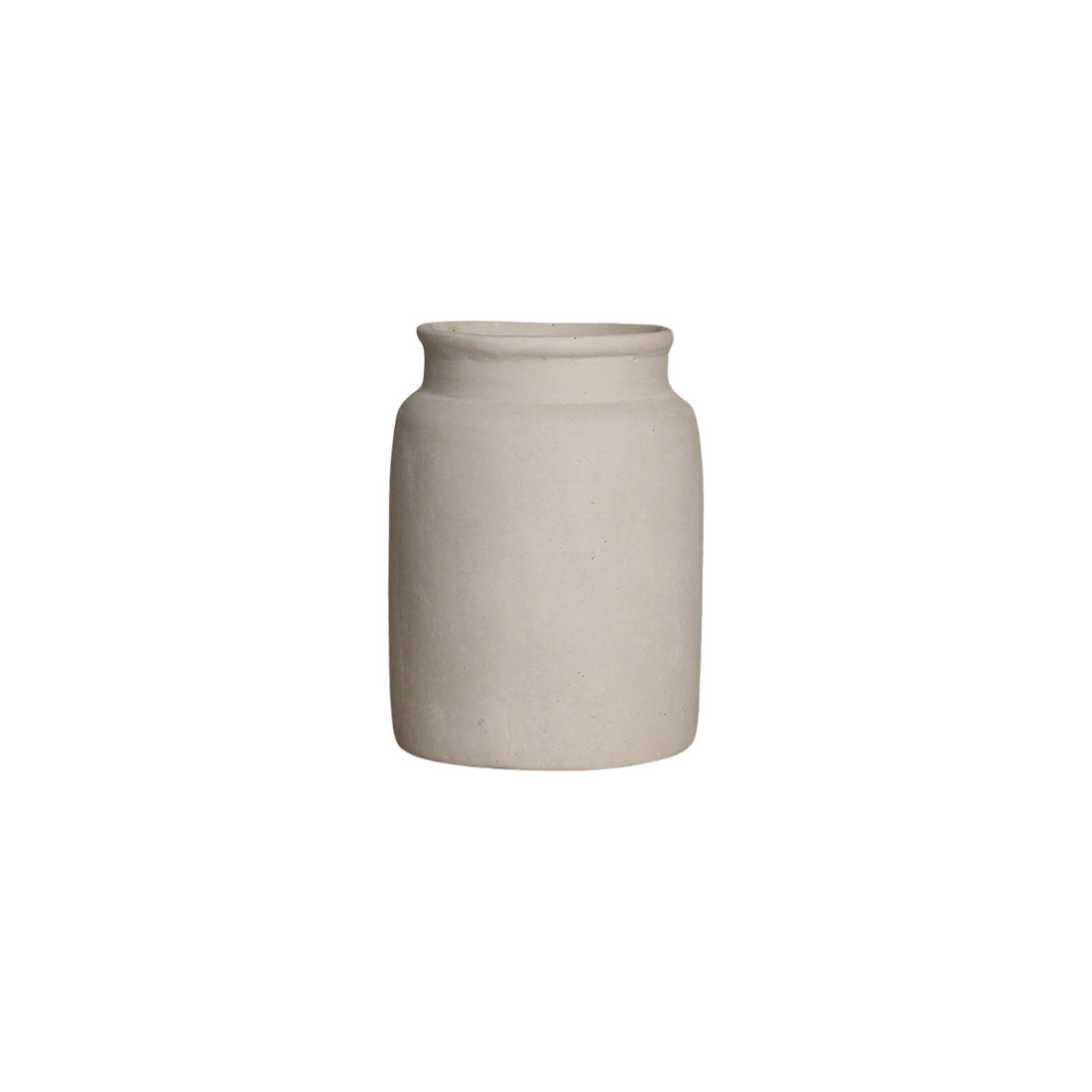 Chalk Vase décoratif Mandore moyen Matières premières