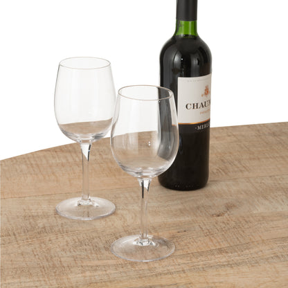 Meuble de bar Lounge en bois de manguier naturel J-Line