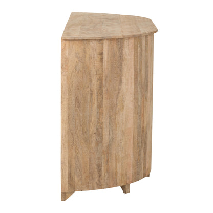 Meuble de bar Lounge en bois de manguier naturel J-Line