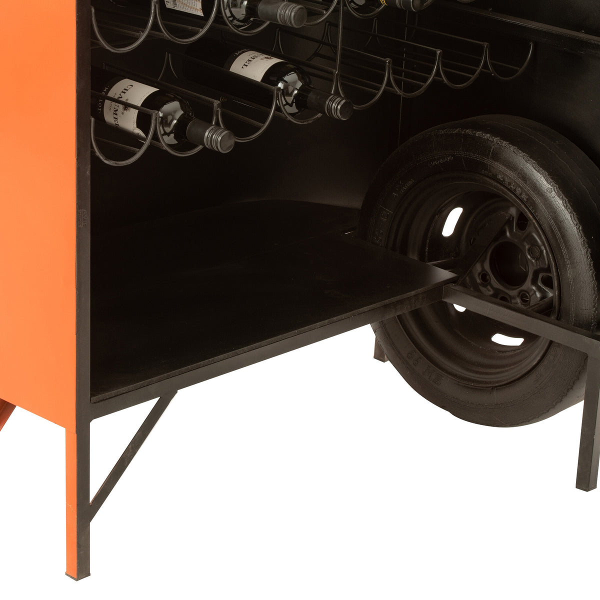 Meuble de bar Rétro Bus Orange J-Line