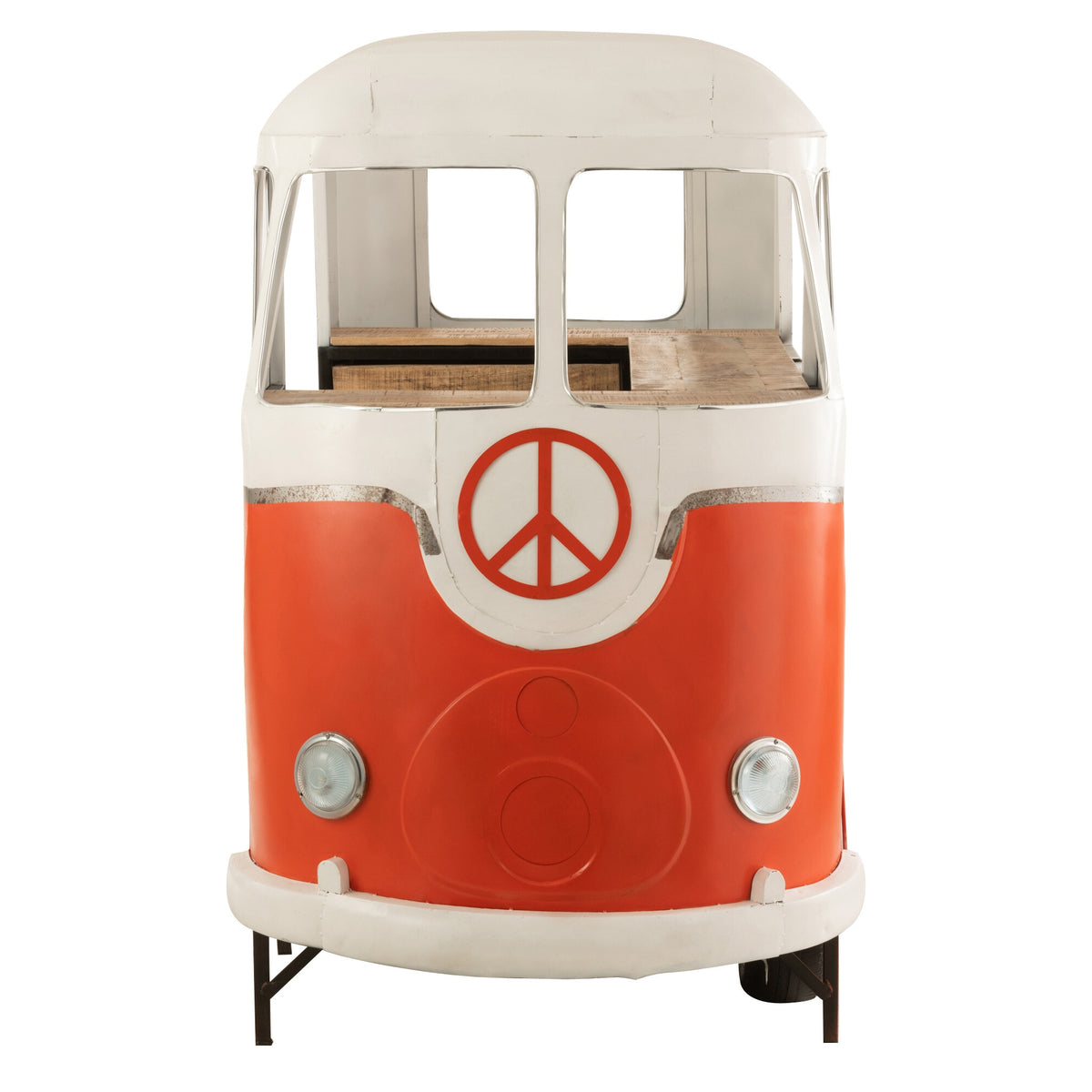 Meuble de bar Rétro Bus Orange J-Line