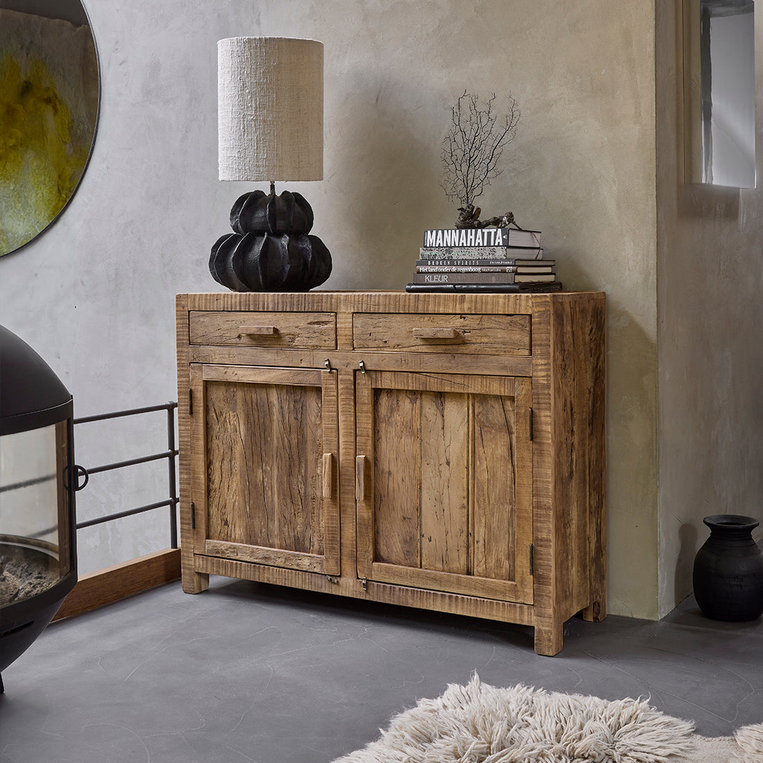 Buffet Farmwood Avec 2 Portes Raw Materials