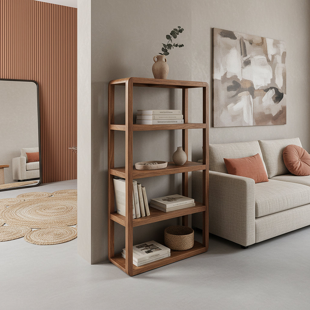 Étagère Bullnose à 5 Étages Matières Premières