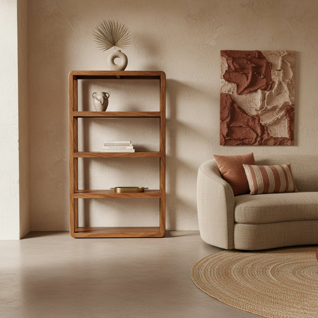 Étagère Bullnose à 5 Étages Matières Premières