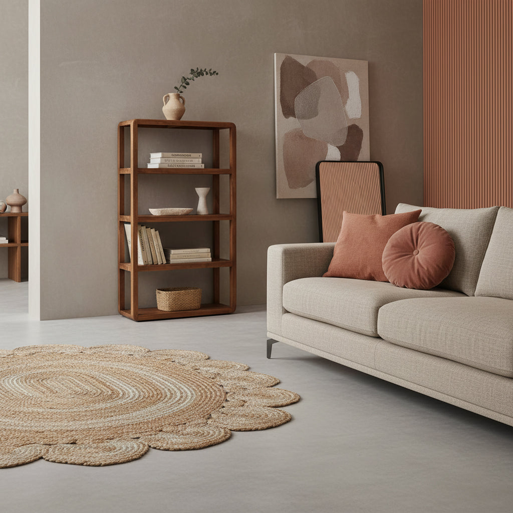 Étagère Bullnose à 5 Étages Matières Premières