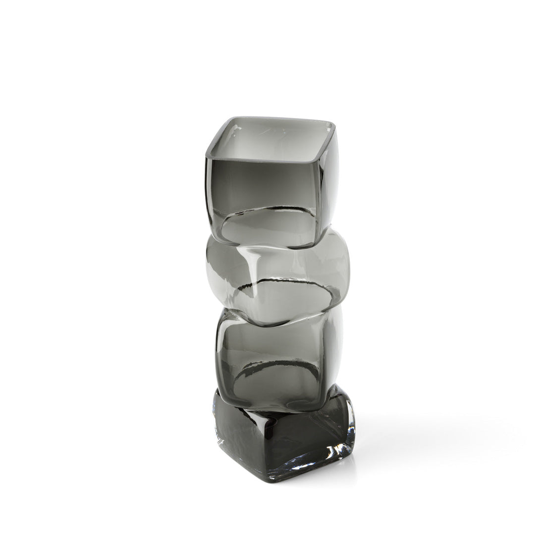 Le Vase Cubes – Gris foncé – L