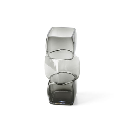 Le Vase Cubes – Gris foncé – M