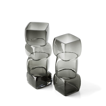 Le Vase Cubes – Gris foncé – M