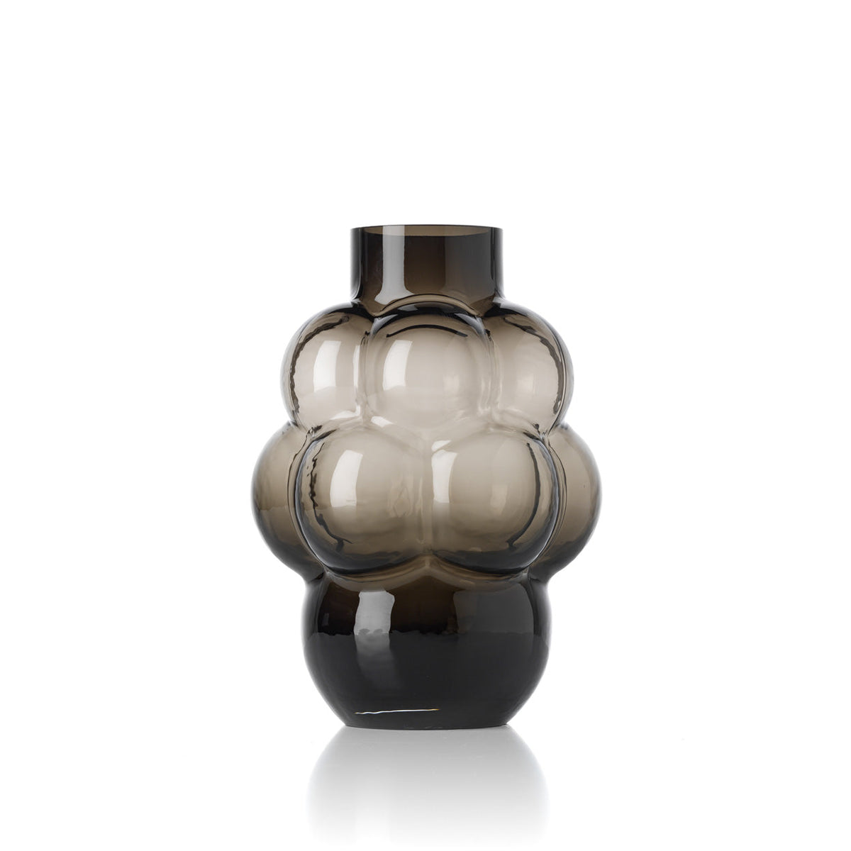Le Vase Grape – Gris foncé – L