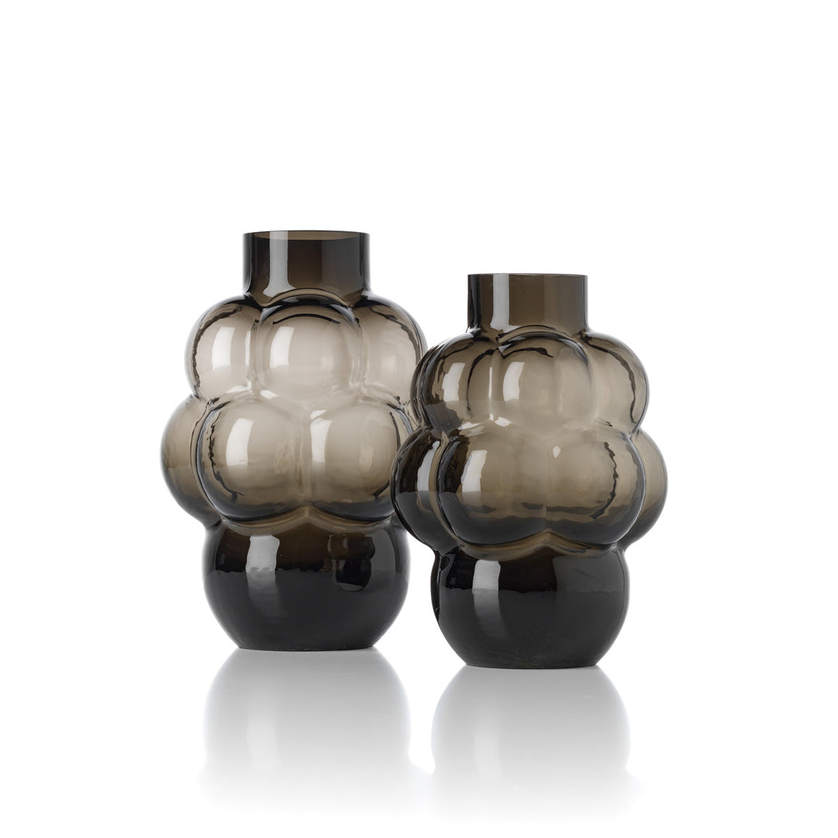 Le Vase Grape – Gris foncé – L