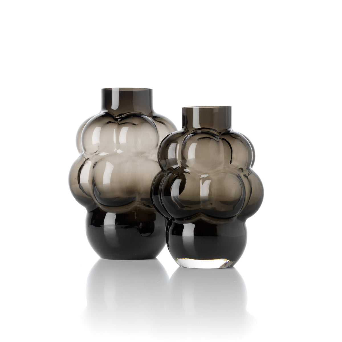 Le Vase Grape – Gris foncé – L
