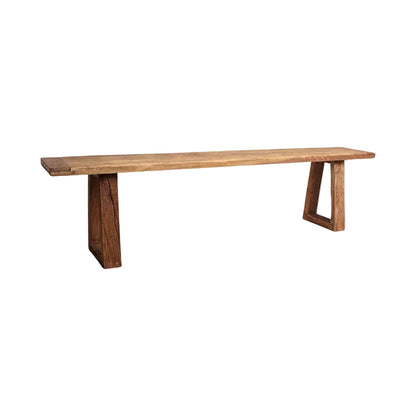 Banc de salle à manger en teck Farmwood 180 cm Raw Materials