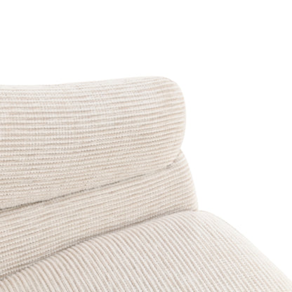 MUST Living Chaise de salle à manger pivotante Clooney Naturel
