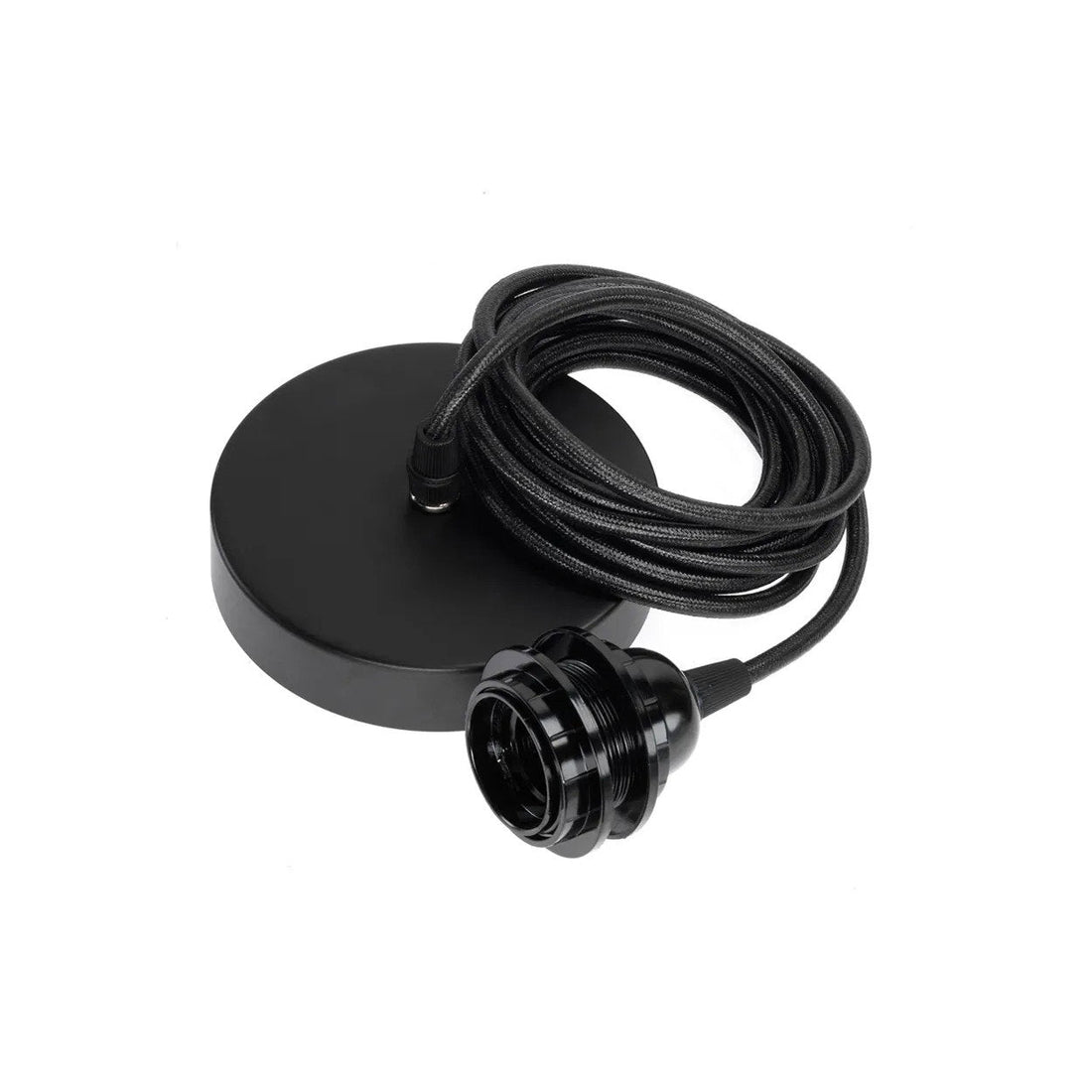 Plafonnier avec 1 douille Noir Bazar Bizar