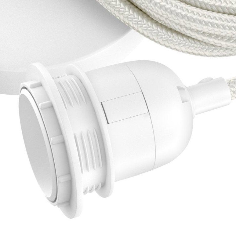Plafonnier avec 1 douille Blanc Bazar Bizar