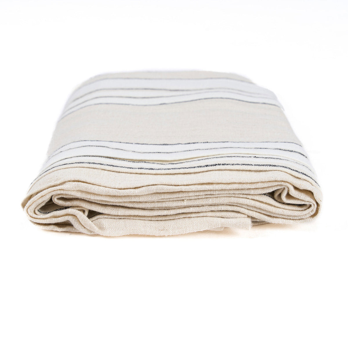 La Nappe Provence - Noir et Blanc Naturel - 150x250