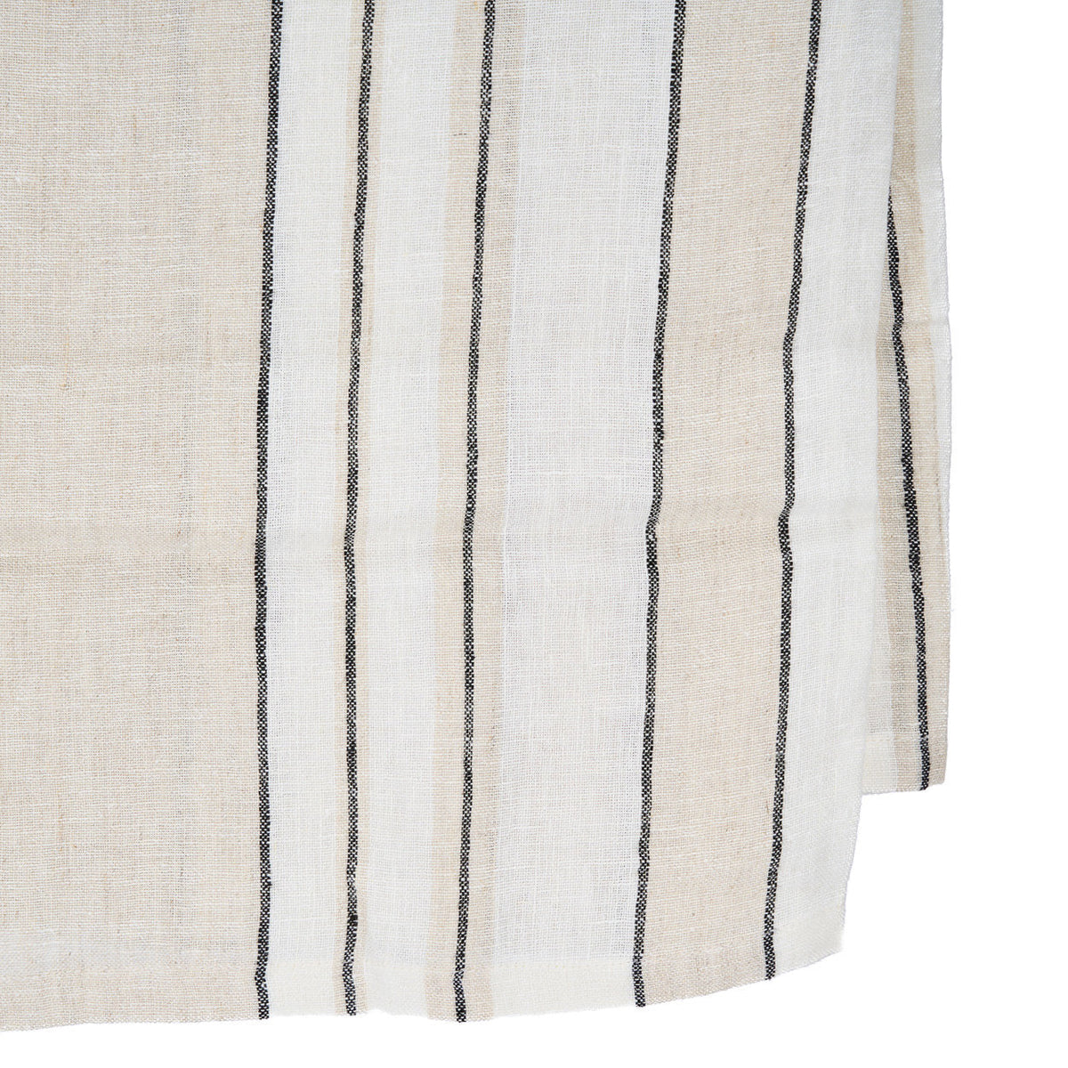 La Nappe Provence - Noir et Blanc Naturel - 150x250