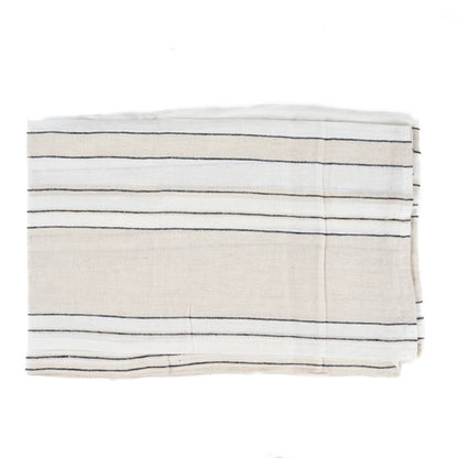 La Nappe Provence - Noir et Blanc Naturel - 150x300