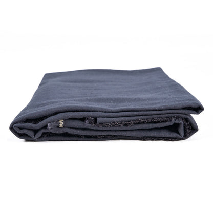 La nappe Tuscany - Noir Naturel - 150x250