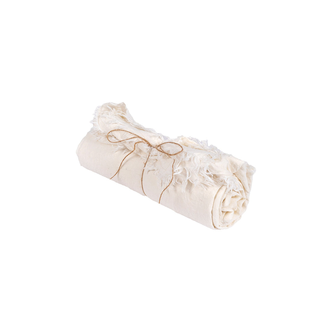 La Nappe en Lin - Blanc - 150x150 Bazar Bizar