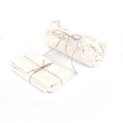 La Nappe en Lin - Blanc - 150x200 Bazar Bizar
